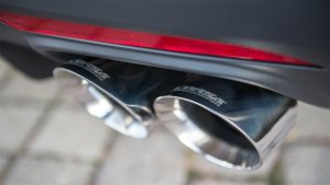 Ford Mustang Performance Exhaust - Dual Rear Exit - CORSA Performance - Cat Back Sport - Polished - `15-`17